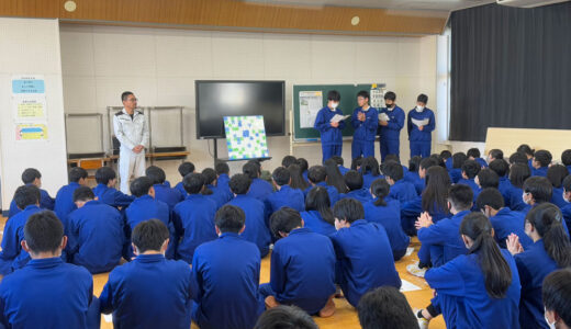 松川中学校で講演会〜「自分の夢」について